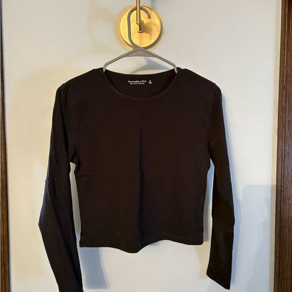Abercrombie & Fitch Classic Black Long Sleeve Tee